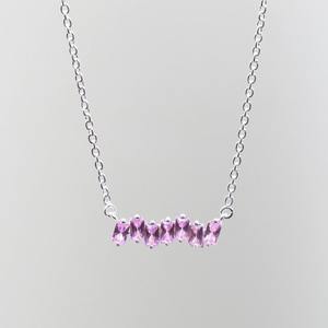 Collier en argent fait à la main style Boho bijoux en argent sterling 925 améthyste pierres précieuses collier tendance bijoux pour femmes cadeau elle - Product Image 3