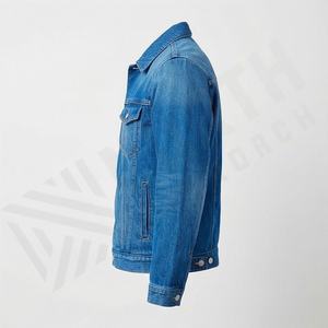 Denim <b>Jacket</b> Latest Design Women Jean Coat <b>Biker</b> <b>Jackets</b> Stylish Frayed Hem <b>Girls</b> Outerwear Casual Streetwear Customized Color - Product Image 3