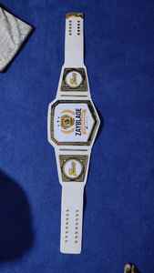 Ceinture de championnat poids lourd de qualité supérieure conçue sur mesure avec bracelet en cuir véritable de 4mm Logo avant durable pour les arts martiaux - Product Image 2