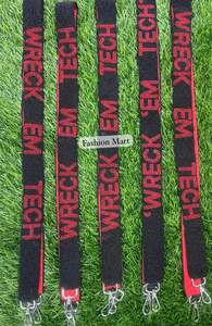 Correa de Cordón Personalizada con Cuentas y Texto de Wreck Em Tech, Correas de Llavero Hechas a Mano para Fanáticos - Product Image 3