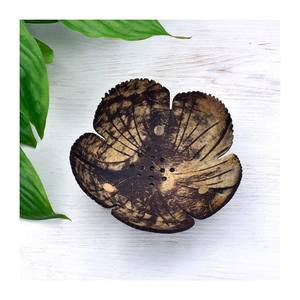 Hotel Soap <b>Dish</b> Holder Sustainable Bathroom <b>Rack</b> <b>Tray</b> for Holding Soaps From Coconut Shells Made in Vietnam - Product Image 1