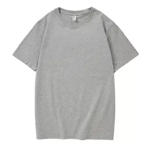 Camiseta de Verano para Hombre de Alta Calidad, con Logotipo y Color Personalizados, Camiseta con Logotipo Bordado Desgastado, Camisetas Unisex - Product Image 2