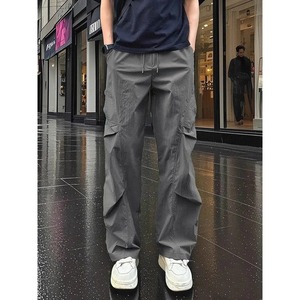 Pantalon cargo de randonnée ample vintage pour homme, toile imperméable, respirant, écologique, décontracté, sport, jogging, pantalon parachute d'hiver - Product Image 4