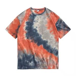 Custom Made 100% Cotton <b>Tie</b>-Dye T-shirt OEM <b>Tie</b> Dye Tshirt Summer Heavyweight Oversized Crew Neck for Men Streetwear Supplier - Product Image 1