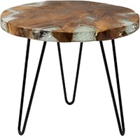 Table basse en bois époxy professionnel, meuble de salle à manger, table d'appoint de canapé en cristal transparent pour la maison et le bureau