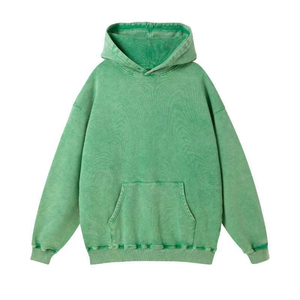 Sweats à capuche délavés à l'acide de différentes couleurs pour hommes, vêtements de mode, grande taille, nouveau design, sweats à capuche délavés à l'acide - Product Image 3