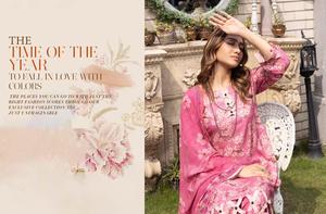 Dernière mode d'hiver pour les femmes Modeste Lénine Suit Halwar Kameez avec de fines techniques brodées respirantes - Product Image 5