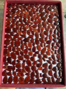 100% Natural Hessonite Garnet Cabochons Amazing Quality Loose Crystal Gemstones for Jewelry Making Bulk Lot for Sale - Product Image 2