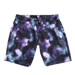 Moda personalizada lona sublimación sólido transpirable cintura elástica Cargo pantalones cortos conjuntos para hombres de talla grande pantalones cortos de entrenamiento de verano - Product Image 4