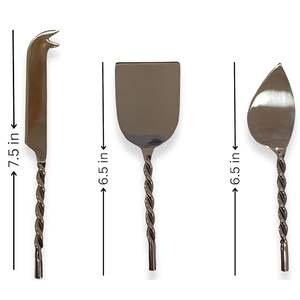 Trending Design Stainless Steel With Wooden Handle Cheese <b>Knife</b> Set Made By Skilled Artisans Exceptional Quality And Longevity - Product Image 3