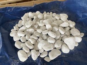 Pierre de galet rond naturel blanc neige pour paysage ou rivière Caractéristiques Galets ronds de qualité supérieure - Product Image 4