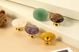 Boutons en résine colorés pour armoires, tiroirs et portes, bouton design élégant pour la décoration intérieure, meubles et quincaillerie intérieure - Product Image 2