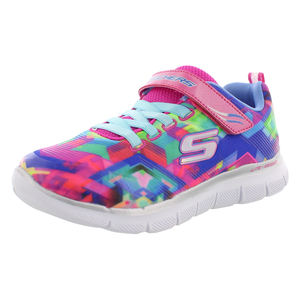 Chaussures pour filles Skechers Color Me Cute Wide, couleur : bleu/multi, 100% authentiques - Product Image 1