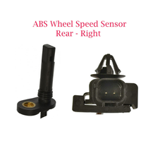 ISUMO 2 Buah Sensor Kecepatan Roda ABS OE dengan Kabel Harness Flange Mount Blade Terminal Belakang Kiri/Kanan Cocok untuk Pilot 2012-2015