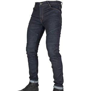 Pantalones vaqueros negros para motocicleta con forro resistente al viento y a la abrasión, ropa deportiva de talla grande para montar en moto - Product Image 1