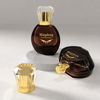 Bouteilles de parfum cylindriques de luxe personnalisées Mingsheng 30ml 50ml 100ml pour parfums liquides avec boîte cadeau Emballage cosmétique