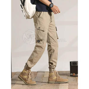 Ropa de calle para hombre, pantalones de Jogger con ajuste cónico y puños elásticos para aspecto urbano, pantalones de calle holgados para hombre - Product Image 3