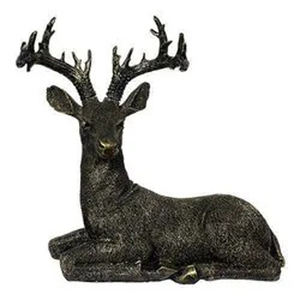 Handmade High Demanding Stocking Holder Premium Look Silver Plated <b>Reindeer</b> Shaped Decorative Design Metal Stocking Holder - Product Image 1