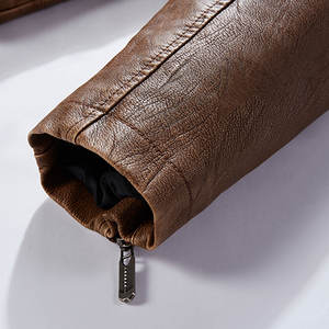 แจ็กเก็ตหนังน้ำหนักเบาแจ็กเก็ตหนังใส่สบายสำหรับฤดูหนาว - Product Image 5