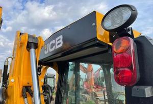 รถตักดิน JCB รถไถ1CX แบบย้อนยุคใช้รถตักขนาดเล็ก