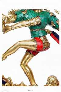 Escultura de Dios en Metal Latón que Representa la Majestad Celestial con Armonía Sagrada y Simbolismo Espiritual Artesanal para Decoración del Hogar - Product Image 3