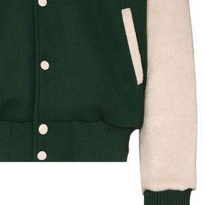 Rejoignez la tendance de la veste universitaire pour homme fabriquée avec des manches en cuir véritable et un appel de rue rétro robuste - Product Image 5