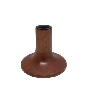 Bougeoir décoratif en bois de manguier Bougeoir fait main de couleur noire et naturelle pour la maison et la décoration de table - Product Image 2