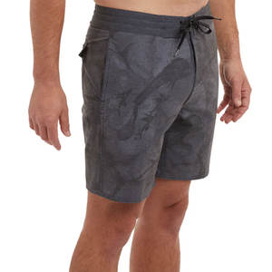 Shorts de pêche pour hommes sur mesure, directement de l'usine, haute qualité, taille élastique, mi-longueur, 100% polyester, confortables, respirants, unis - Product Image 4