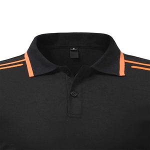 Polo con adorno de contraste para hombre, camisa deportiva de Golf, de algodón, de manga corta, informal, lisa, personalizada, talla grande, nueva - Product Image 6