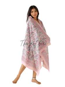 โสร่งผ้าฝ้ายชุดบิกินี่สั้นสำหรับผู้หญิงสไตล์ผ่อนคลายชุดชายหาด - Product Image 3