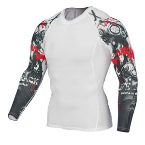 Blade Fit Men Rash Guard avec confort extensible et tissu à séchage rapide pour les sports de plage et l'entraînement physique - Product Image 6
