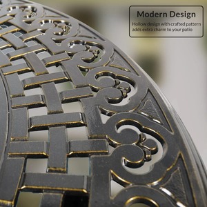 Elegante Mesa cilíndrica redonda de oro hecha a mano para salas de estar, dormitorios y esquinas decorativas con atractivo atemporal - Product Image 2