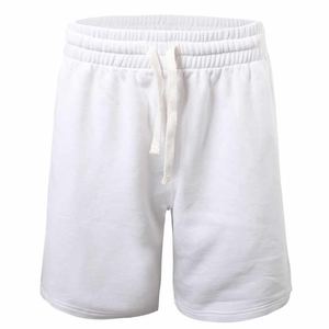 Pantalones cortos de gimnasio de verano personalizados para hombres y mujeres, Bermudas informales con cintura elástica cómoda y cordón de punto de lona, directo - Product Image 1