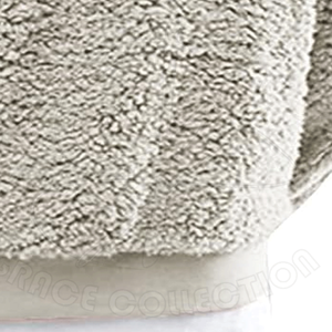 Casual Loose Men's <b>Sherpa</b> Pullover <b>Hoodie</b> 100% Wool Fabric Faux Fur Customizable Winter Season With Hooded Collar Solid Pattern - Product Image 6