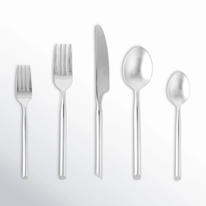 Nouvelle conception de vaisselle, ensemble de couverts en acier inoxydable plaqué argent, miroir, cuillère, fourchette, couteau, pour la maison, la cuisine - Product Image 3