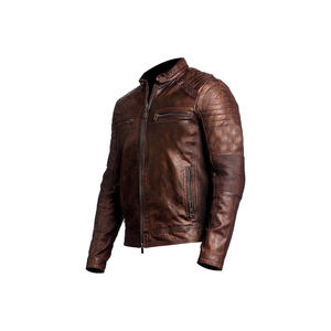 High Quality <b>Leather</b> Jacket Genuine Lamb Skin Factory Direct Plus Size Zipper <b>Leather</b> Jacket Fashionable For Men <b>Leather</b> <b>Coats</b> - Product Image 5