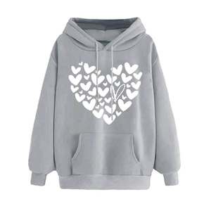 Sweat à capuche personnalisé en molleton 100 % coton épais, uni et teint |   Pull d'hiver écologique doublé avec logo OEM pour homme - Product Image 5