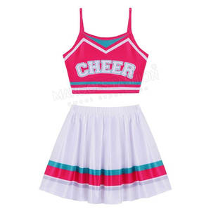 ชุดยูนิฟอร์มเชียร์ลีดเดอร์เด็กแบบสั่งทำพิเศษ พิมพ์ลาย พร้อมประดับคริสตัล ขายส่งชุดยูนิฟอร์มเชียร์ลีดเดอร์ - Product Image 3