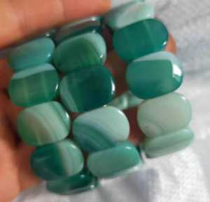 กำไลข้อมือแฟชั่นเคลือบเงาทำจากเรซินคริสตัลสีใสหยกแบบนางฟ้า - Product Image 2