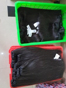 ผมต่อแบบเรมี่แท้แบบไม่ผ่านกระบวนการผม Remy จากเวียดนามเครื่องต่อแบบตรงธรรมชาติผ้าสองสีสามารถย้อมได้100กรัม - Product Image 2