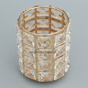 Bougeoir à bougie chauffe-plat en cristal clair de créateur en forme de pomme au look attrayant le plus vendu Pot à bougie votive pour la décoration de mariage - Product Image 4