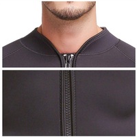 Combinaison de plongée intégrale en néoprène pour homme, fermeture éclair sur la poitrine, manches longues, pour le surf, la natation, la plongée avec tuba, la plage, les sports nautiques pour adultes