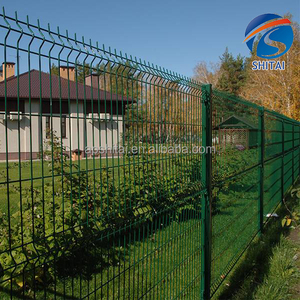 Fabricante de China, buen <span class=keywords><strong>precio</strong></span>, valla 3D, <span class=keywords><strong>malla</strong></span> en V recubierta de PVC verde, valla <span class=keywords><strong>perimetral</strong></span> 3D, poste cuadrado soldado, panel de valla 3D <span class=keywords><strong>para</strong></span> exteriores - Product Image 2