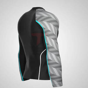 T-shirts respirants de haute qualité à séchage rapide et compétitifs pour hommes, col en O, Rash Guard Gym Fitness, conception personnalisée, nouvel arrivage - Product Image 5