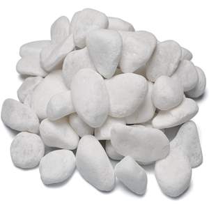Regular Size Tumbled Pebbles Gravel Stones Snow <b>White</b> Natural Stone Material for Villa Application SHC GROUP Vietnam - Product Image 6