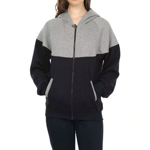 Sudadera con cremallera OEM para mujer con mangas largas transpirables y bolsillos laterales de tamaño personalizado para uso en invierno Nuevo diseño - Product Image 1