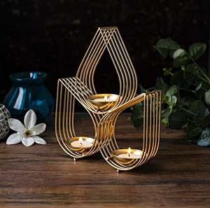Tree Beautiful Wall Hanging <b>Gold</b> Metal Votive Tealight <b>Candle</b> <b>Holder</b> for Home and office decor wedding party events decorative - Product Image 3