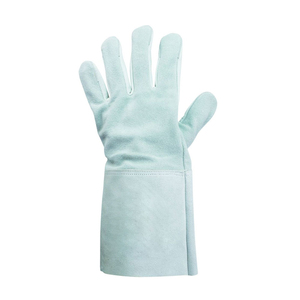 Guantes de soldadura de cuero de calidad superior material suave anti-calor cómodo precio al por mayor guantes de soldadura de tendencia superior - Product Image 5