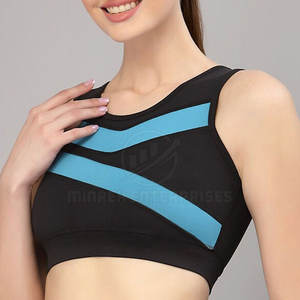 Sujetador deportivo Reversible de calidad superior para mujer, sin costuras, ligero, transpirable, Spandex, nailon, de talla grande - Product Image 2