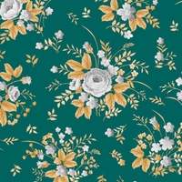 Tissu en polyester Koshibo à motifs floraux personnalisés, imprimé numériquement, pour robes de mariée au Canada et aux États-Unis, tissu de créateur